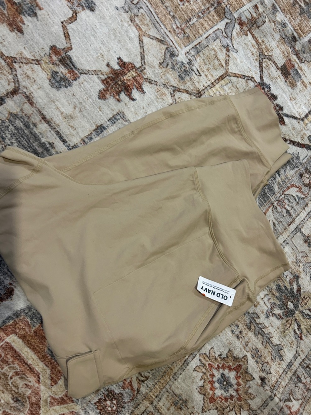 New Old Navy Beige High rise jogger ankle power soft